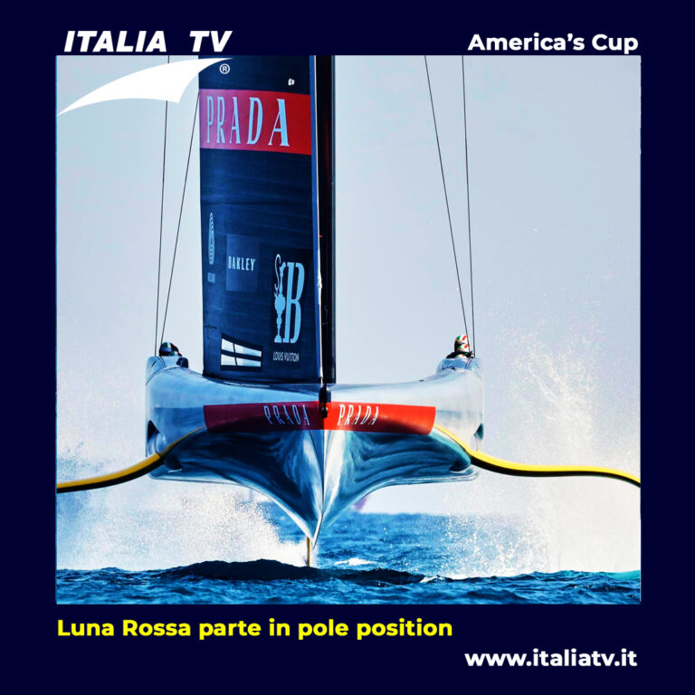 ITALIA TV. America’s Cup, Luna Rossa in pole position